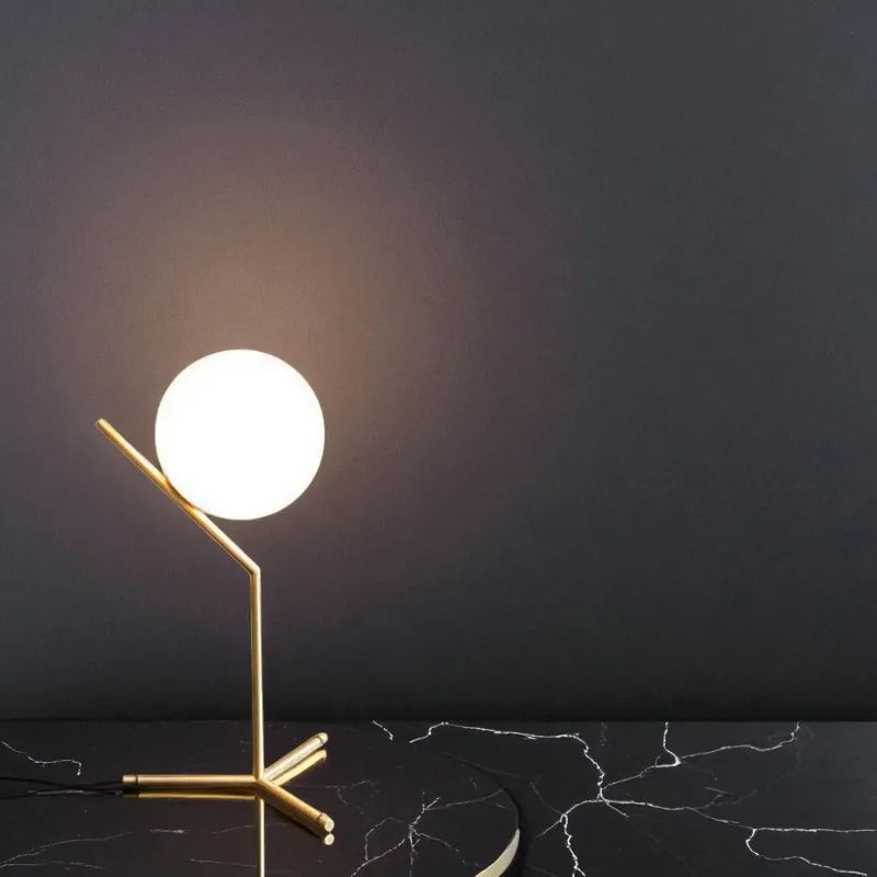 Lampe Boule blanche style nordique