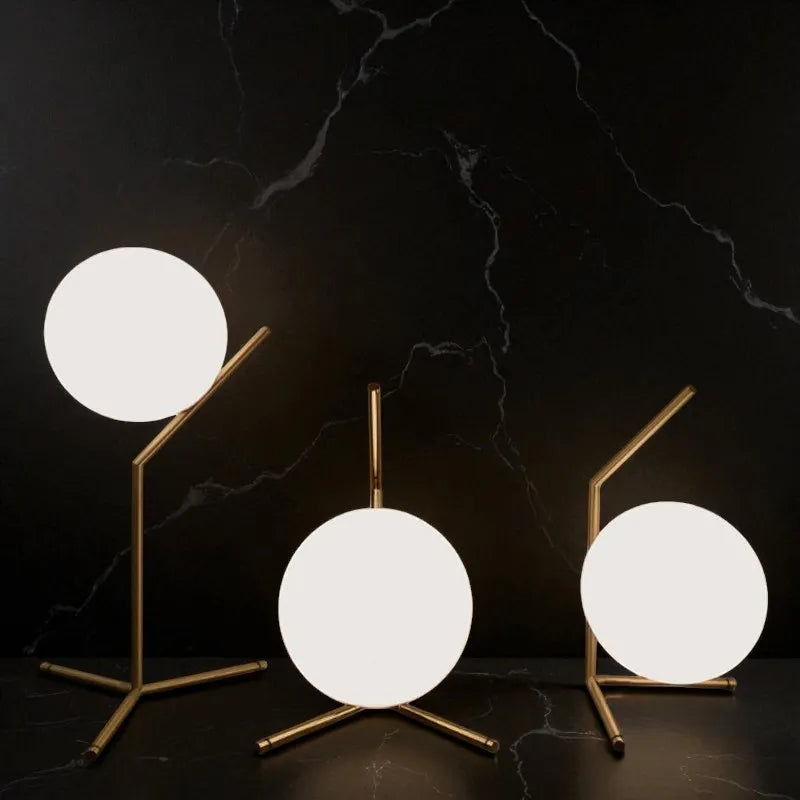 Lampe Boule blanche style nordique