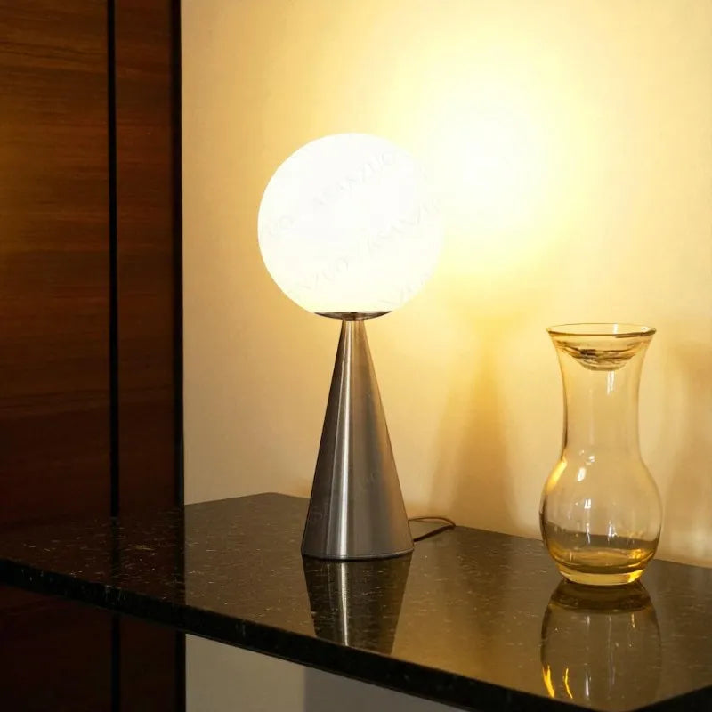 Lampe Boule créative boule laiton originale
