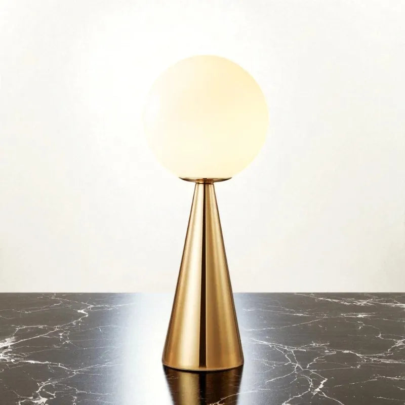 Lampe Boule créative boule laiton originale