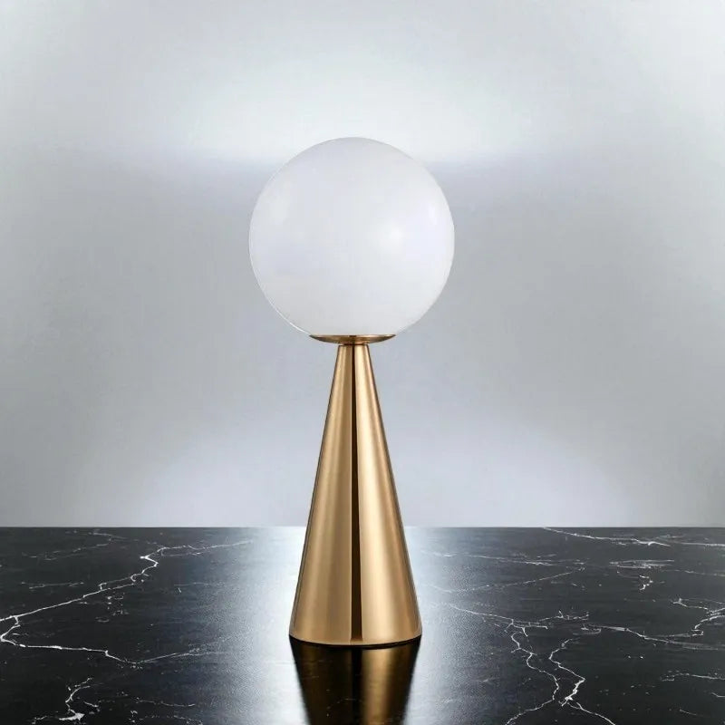 Lampe Boule créative boule laiton originale