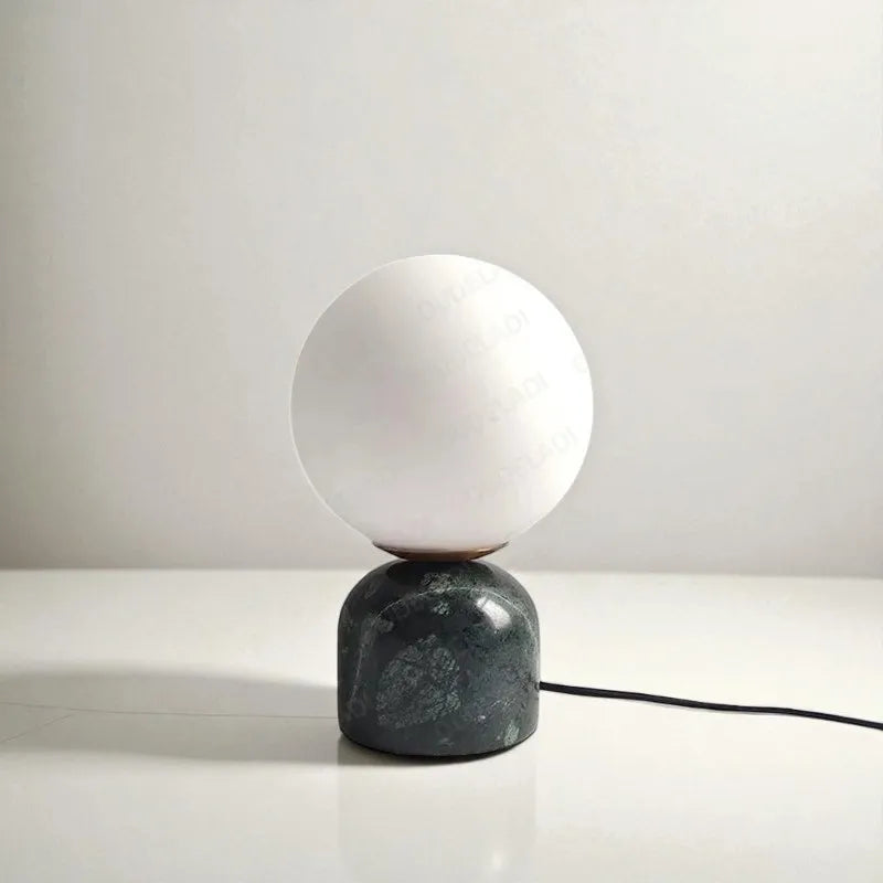 Lampe Boule marbre moderne boule décorative