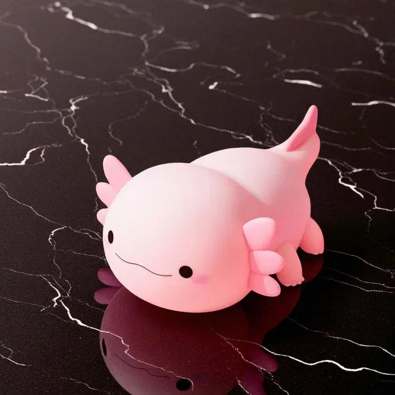 Lampe de Chevet Enfant Axolotl en silicone