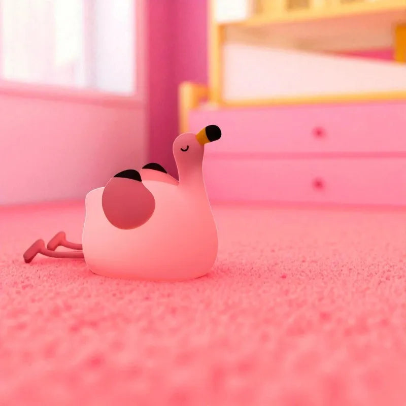 Lampe de Chevet Enfant Flamant rose mignon