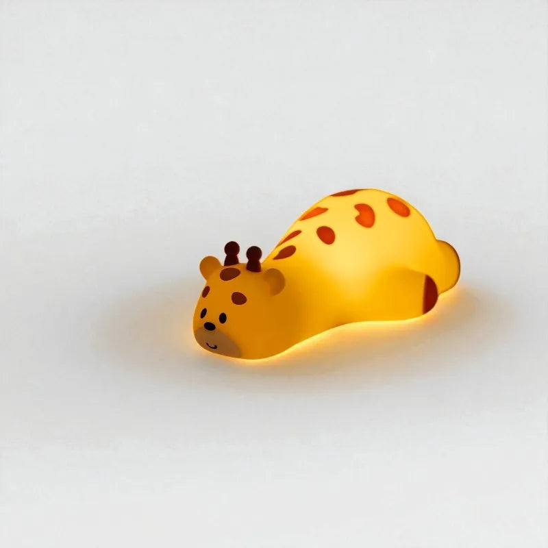 Lampe de Chevet Enfant Girafe en silicone