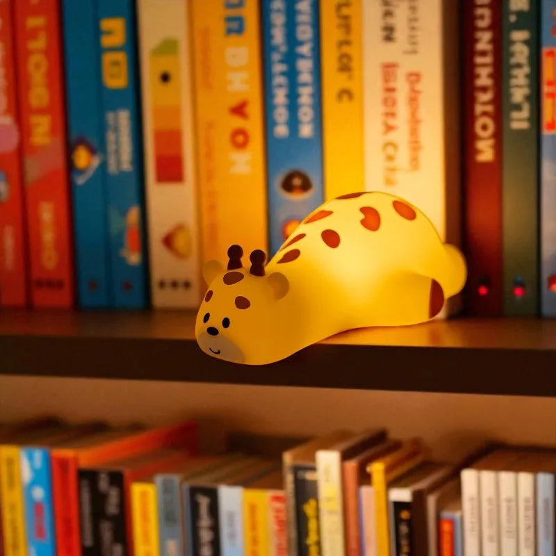 Lampe de Chevet Enfant Girafe en silicone