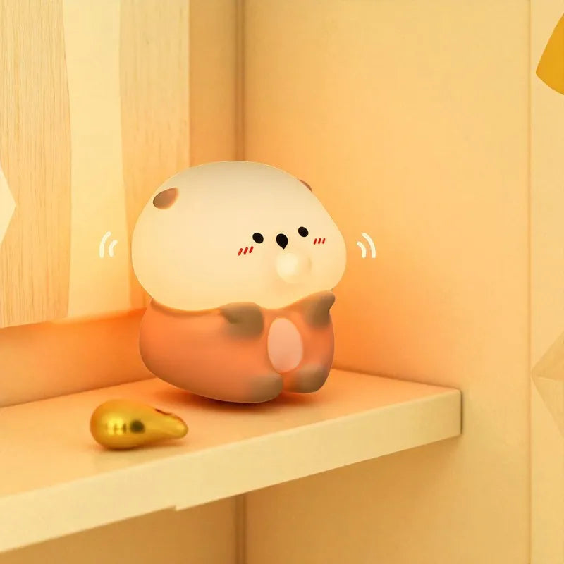 Lampe de Chevet Enfant Loutre en silicone