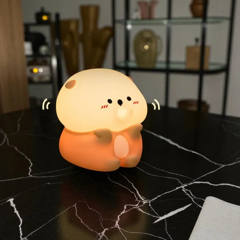 Lampe de Chevet Enfant Loutre en silicone