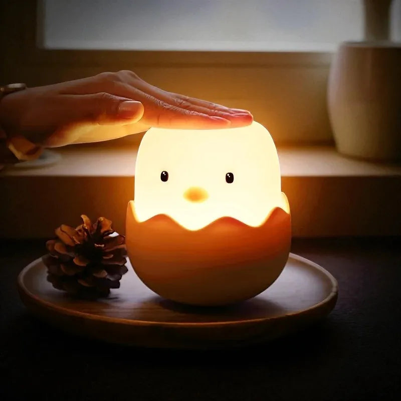 Lampe de Chevet Enfant Poussin créative