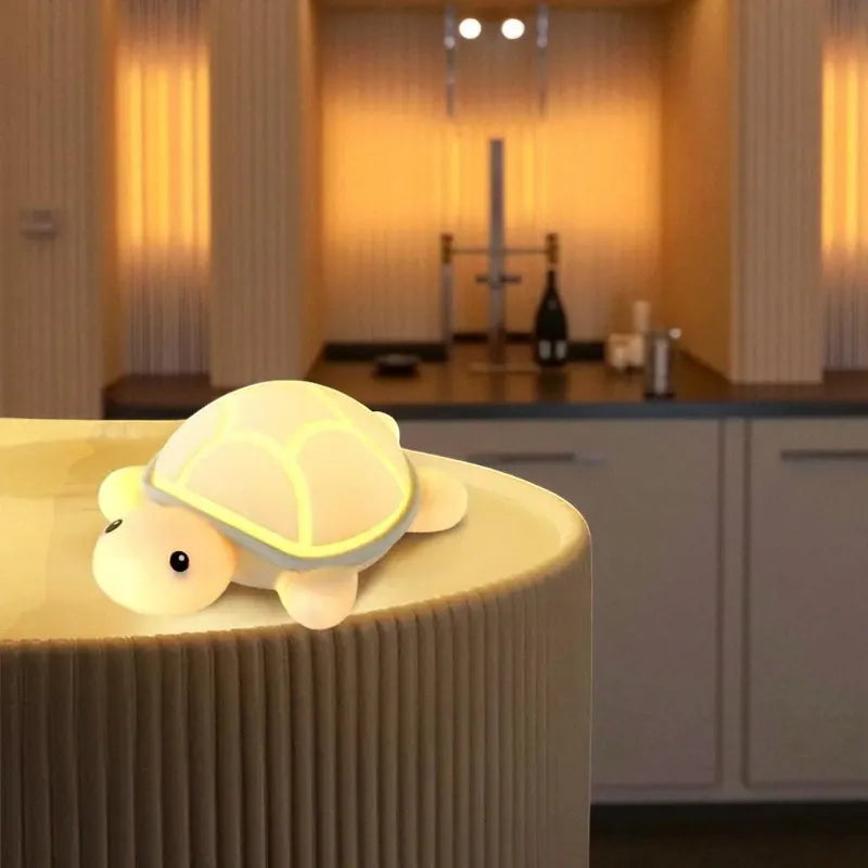 Lampe de Chevet Enfant Tortue en silicone