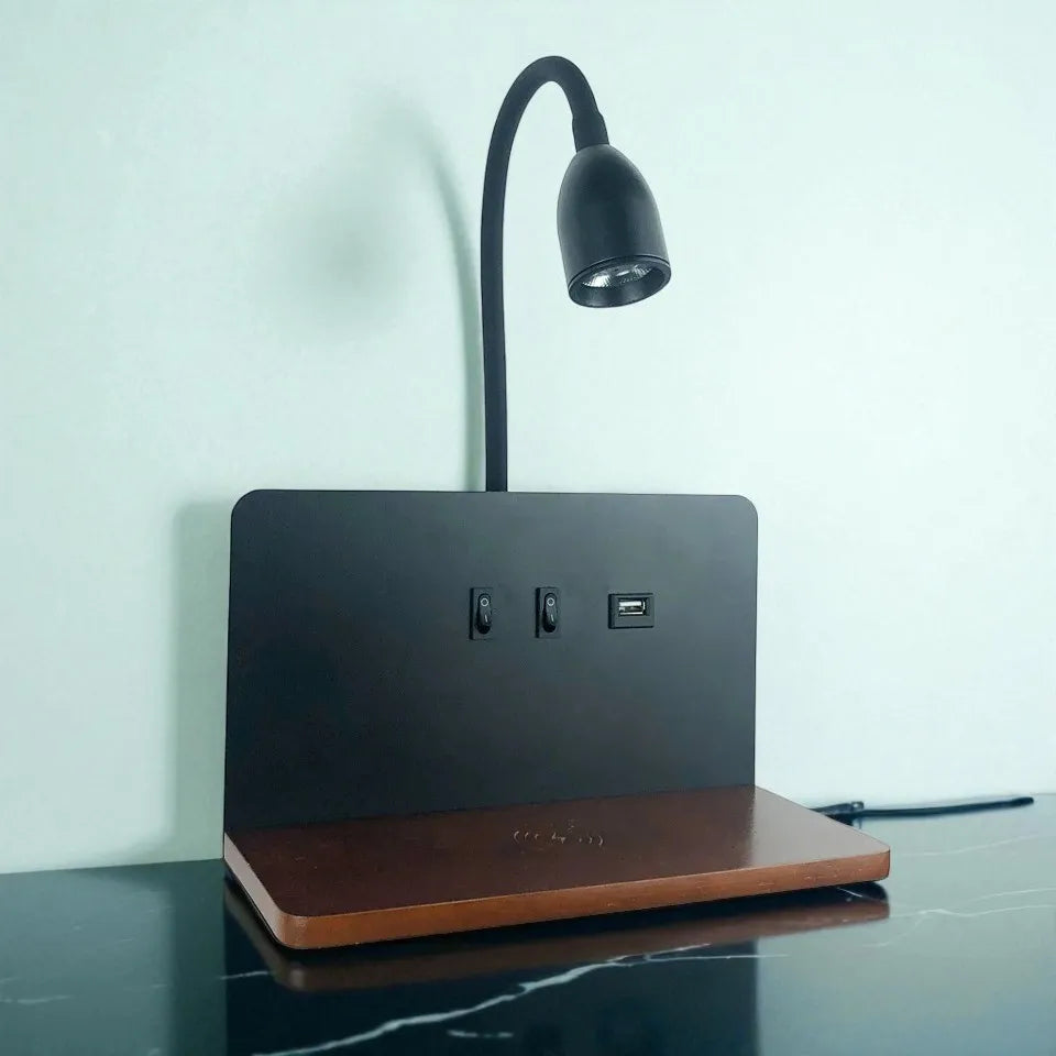 Lampe de Chevet Murale rotative USB pratique
