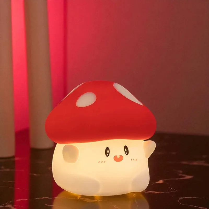 Lampe de Chevet Rechargeable champignon mignonne