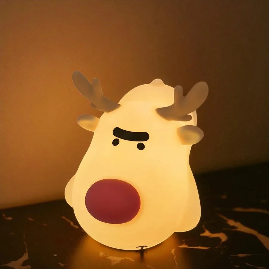 Lampe de Chevet Rechargeable renne décorative