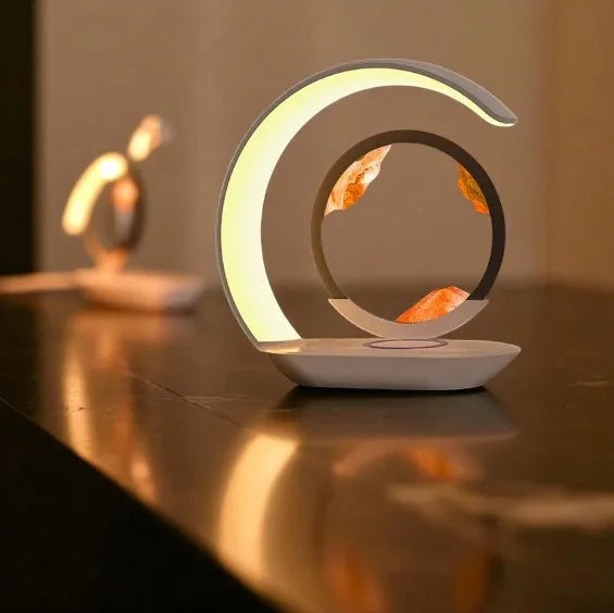 Lampe de Chevet Rechargeable sable décorative