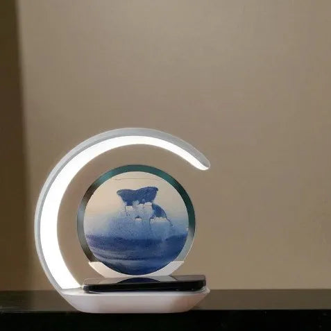 Lampe de Chevet Rechargeable sable décorative