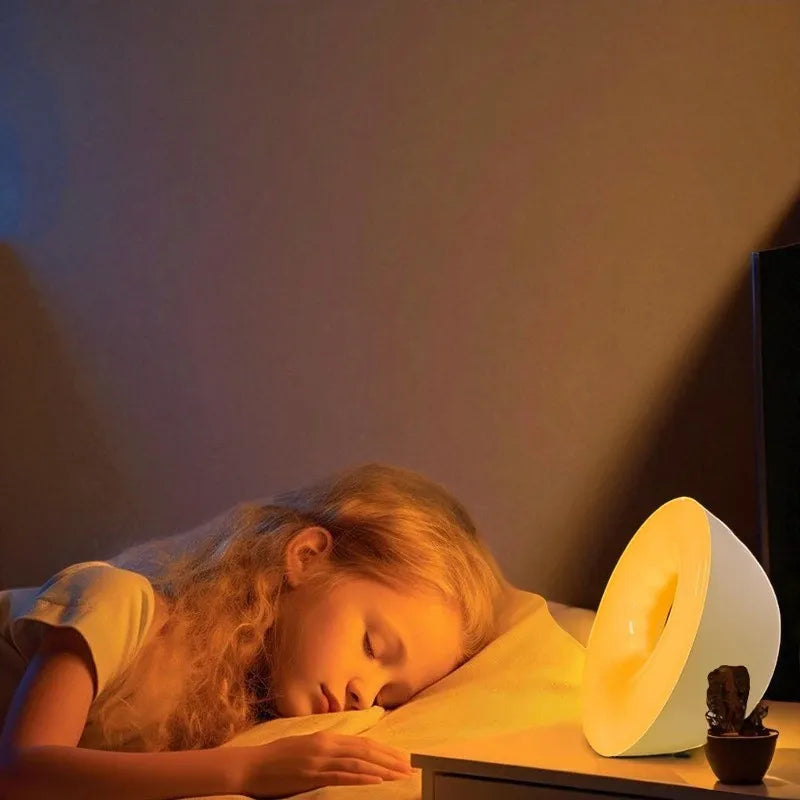 Lampe de Chevet Réveil Bluetooth multicolore