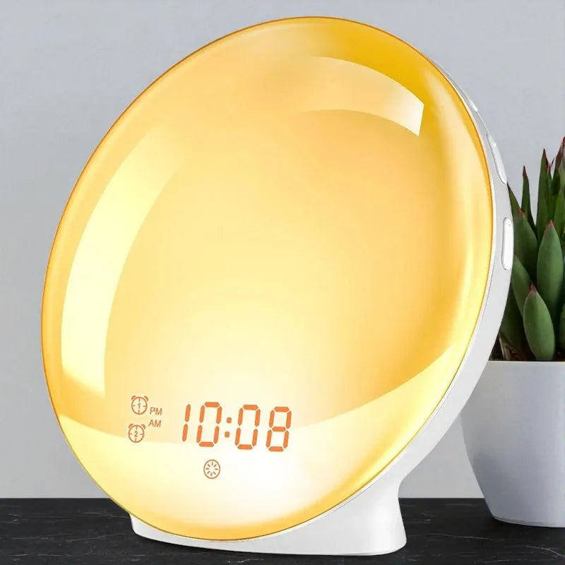 Lampe de Chevet Réveil lever/coucher du soleil