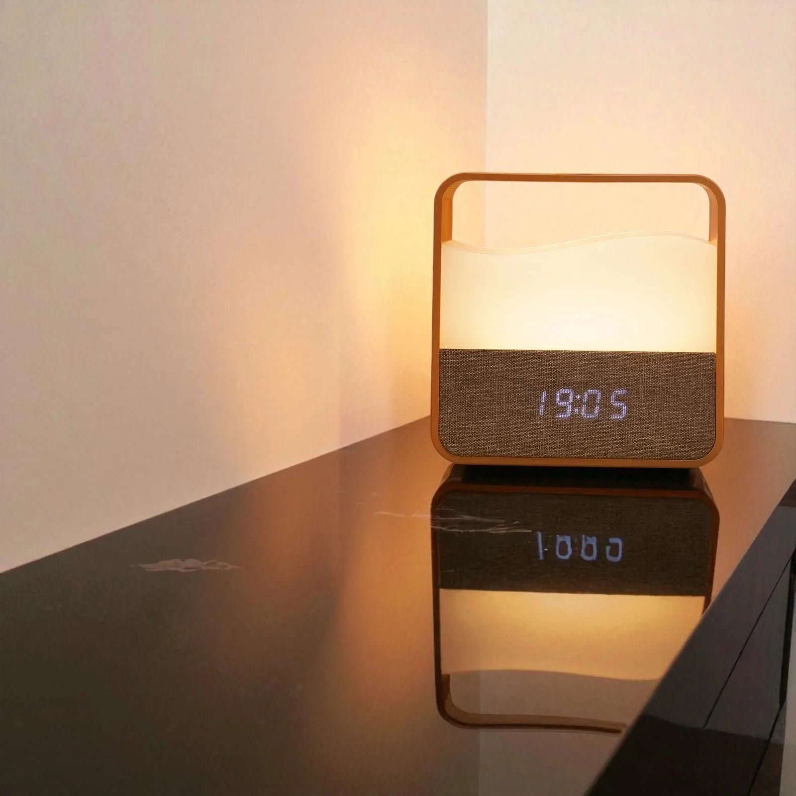 Lampe de Chevet Réveil rechargeable multifonction
