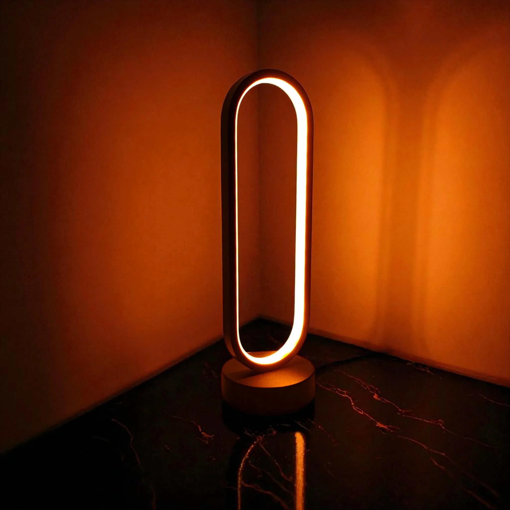 Lampe de Chevet Tactile anneau trois couleurs