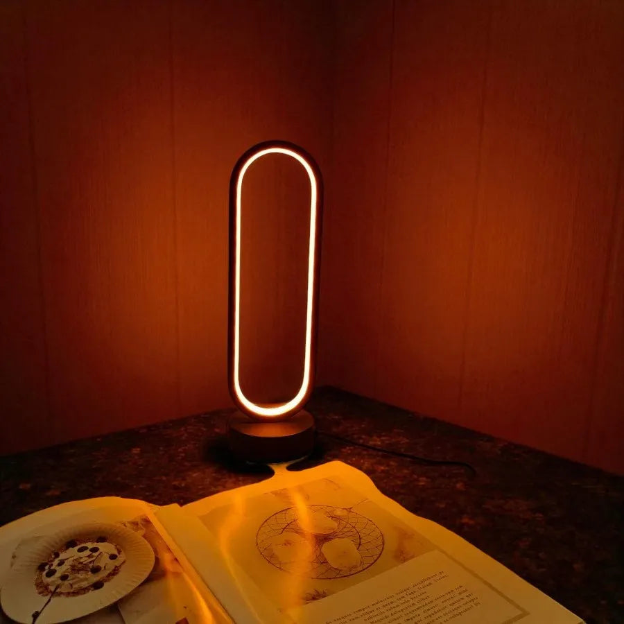 Lampe de Chevet Tactile anneau trois couleurs