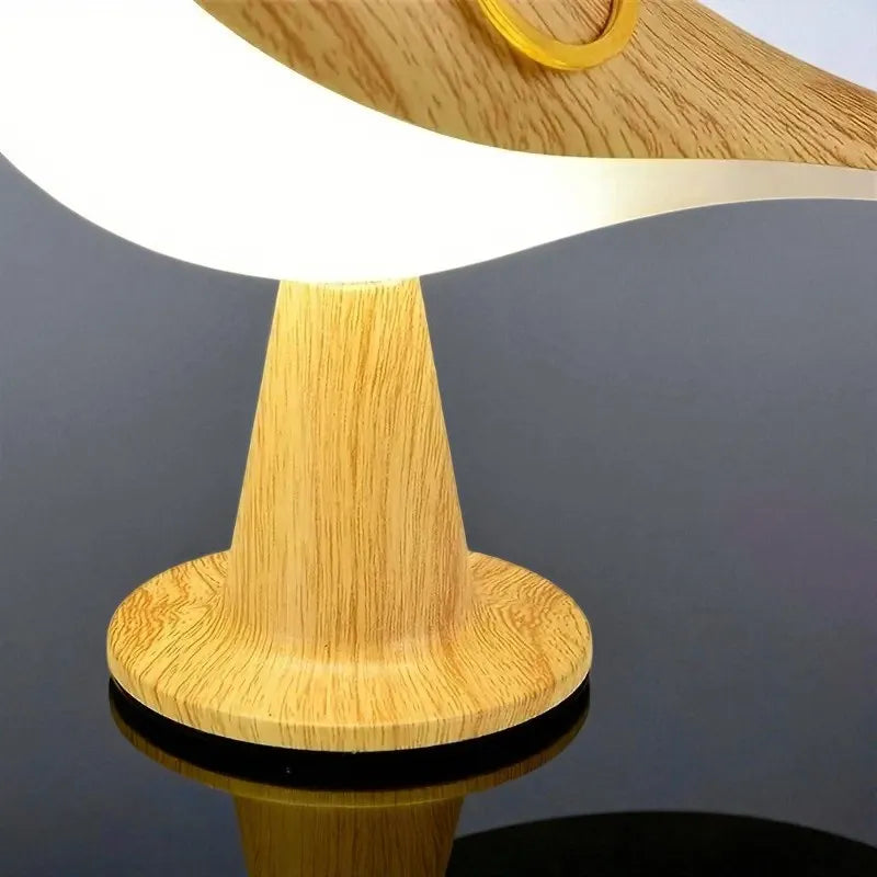 Lampe de Chevet Tactile bois oiseau moderne