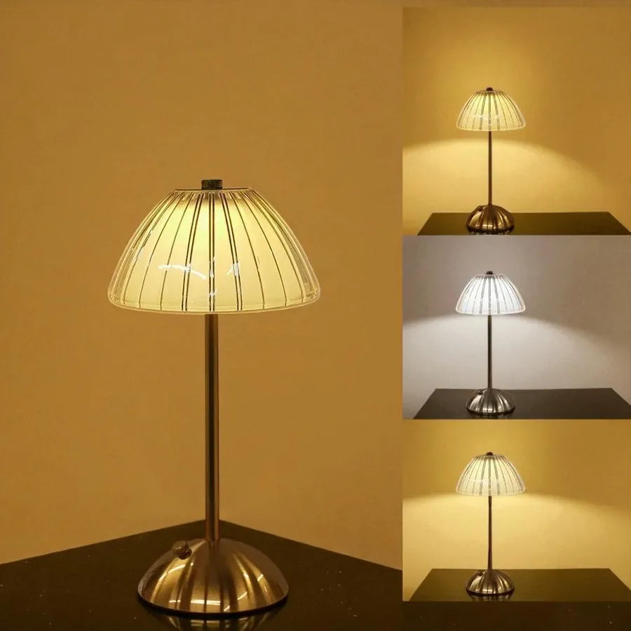 Lampe de Chevet Tactile cristal rechargeable