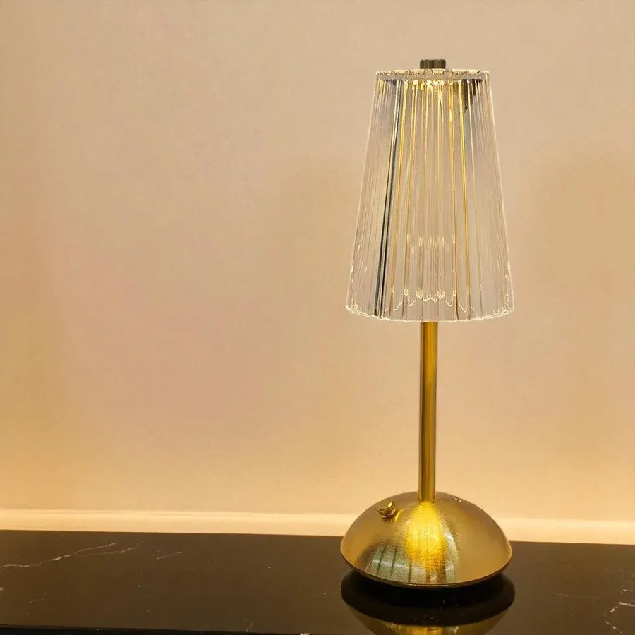 Lampe de Chevet Tactile cristal rechargeable