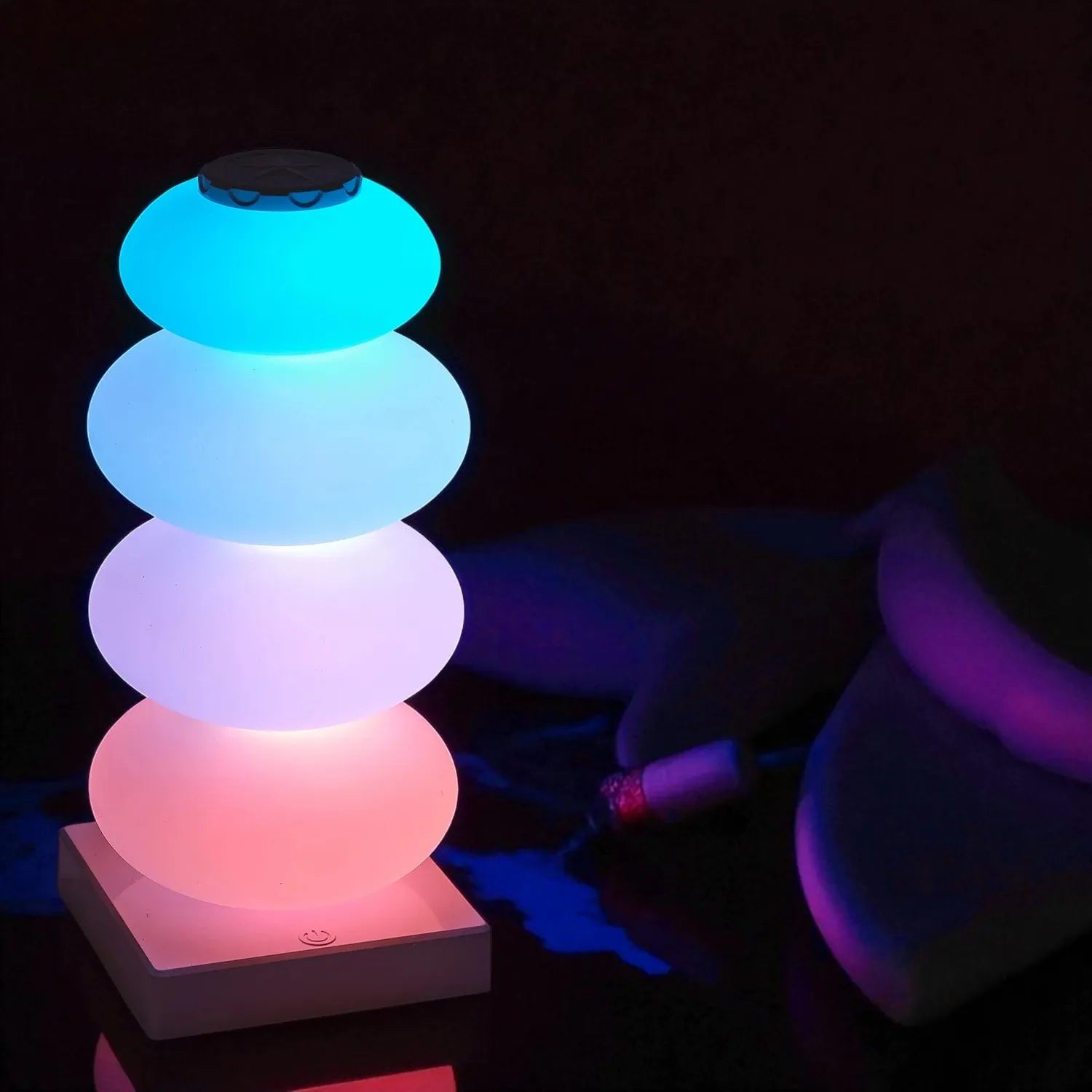 Lampe de Chevet Tactile multicolore décorative