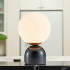 Lampe Boule marbre moderne boule décorative