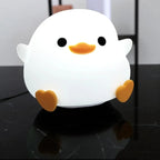 Lampe de Chevet Enfant Canard en silicone