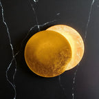 Lampe de Chevet Murale éclipse lune cuivre 20cm