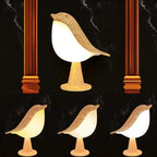 Lampe de Chevet Tactile bois oiseau moderne